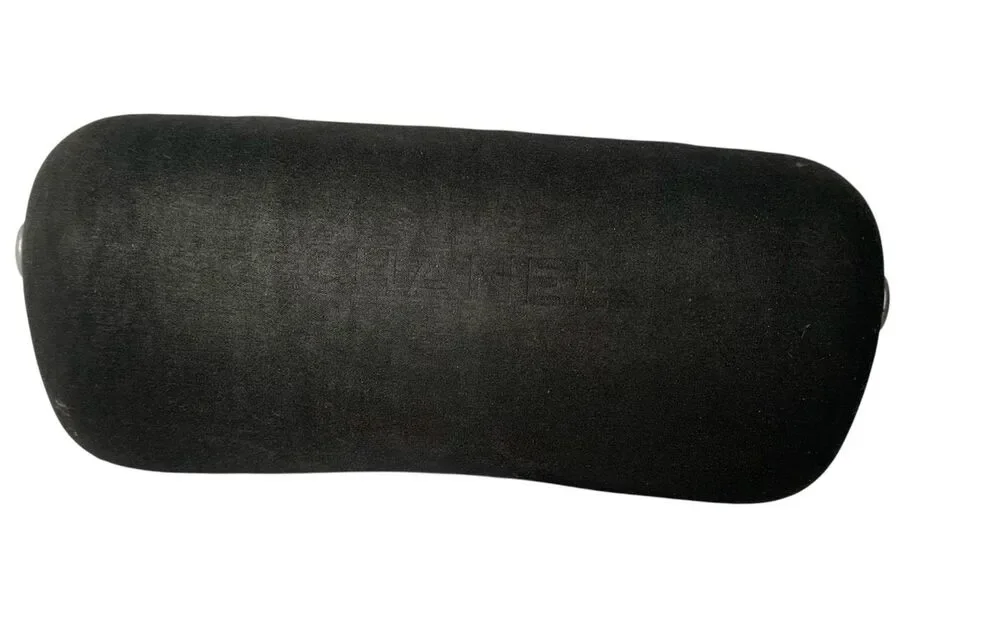 CHANEL black eye Glasses Case Hard Shell LOGO